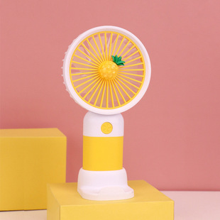 New flower handheld USB charging small fan student mini portable portable electric fan small gift wholesale