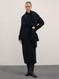 Платье свободное вязаное plus size Knitting dress