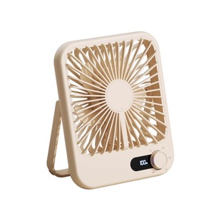 Cross-border new desktop small fan multi-power office usb light charging folding brushless portable