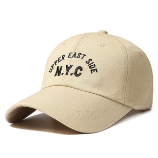 Baseball Cap Korean Japanese Style Simple Embroidered Letter Cap Women's Face Small Street Sunshade Student Hat Men's Fashion