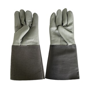 One layer of cowhide labor protection gloves welding gloves high temperature anti-scald welder protective gloves cowhide labor protection gloves
