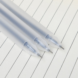 Simple Ins No Print Frosted Gel Pen Student Examination Black Carbon Pen Learning Office Sign Pen Water Pen