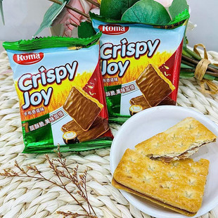 Roman Crispy Crispy Biscuits, Jam Sandwich Biscuits, Coconut Chocolate Flavored Sandwich Biscuits, a Box of 3kg