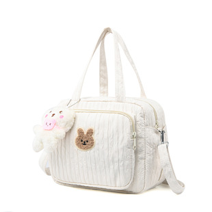 Bubble Mummy Bag Handbag Fashion Mother and Baby Bag Hot Mummy with Baby Shoulder Crossbody Bag Bottle Diaper Storage Bag