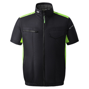 Men's and women's short-sleeved air-conditioning clothing summer sunscreen workshop electrician fan clothing outdoor refrigeration clothes with fan wholesale