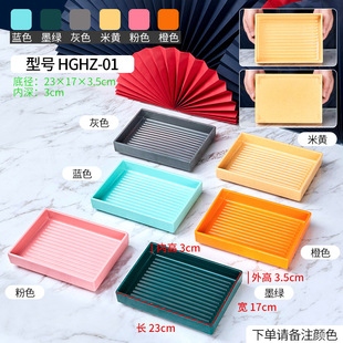 melamine tableware self-service hot pot dish with dish dish dish juicy small seafood dish roast meat display dish skewered incense commercial dish