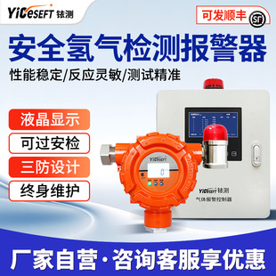 Hydrogen concentration alarm laboratory charging station detector industrial explosion-proof probe H2 combustible gas detector
