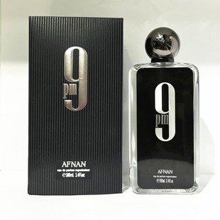 Cross-Border Popular Afnan 9Pm Metal Cap 3D Label Perfume Men's High-End Long-Lasting Middle East Vietnam Arabia