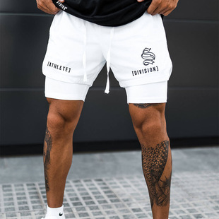 2023wish foreign trade summer new men's fashion beach shorts woven quick drying multi-color sports quarterpants men