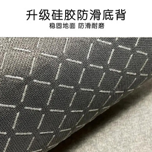 Chenille Jacquard Entrance Door Mat High-end Linen Maillard Cyber Celebrous Entrance Door Mat Commercial Welcome Mat