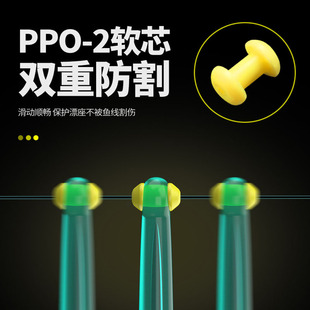 Double Core Floating Seat Silicone Adsorption Fishing Large Floating Seat Inserting Floating Seat Bulk Floating Seat Double Force Standard Seat Di Xuan