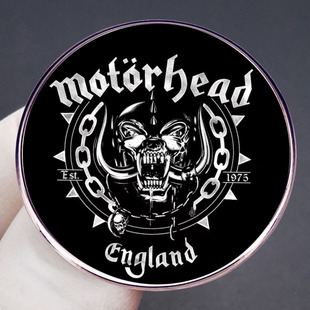 Motorhead мотоциклетная Вечеринка брошь мотоциклетная ГОЛОВА металлическая рок-группа значок из сплава аксессуары