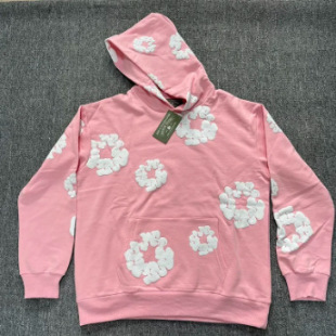 Amazon AliExpress source American fashion brand high street foam printing hooded sweater suit men's fashion hundred
