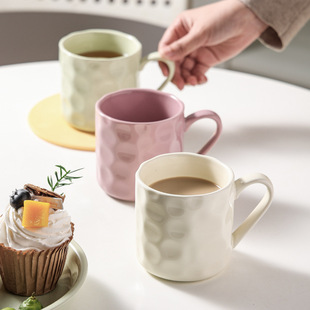 Household mug suit high-looking high-grade ceramic cup set light luxury family water cup cup tea set living room