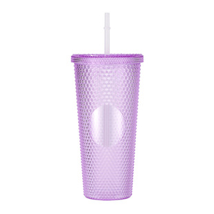 Factory direct supply double-layer plastic sippy cup explosion new creative large capacity tie-in AS portable durian Cup wholesale