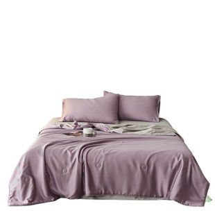 60SA Lanjing Tencel 55% Li Guanqi Soybean Summer Quilting Cool Summer Quilting Four-piece Solid Color Air Conditioned Quilting