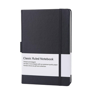 b5 Notebook Extra Thickened 320 Page pu Leather Notepad Business Office Diary Spot Wholesale