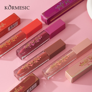 KORMESIC enhance complexion and moisturize all English matte lip glaze lip glaze cross-border foreign trade manufacturers wholesale