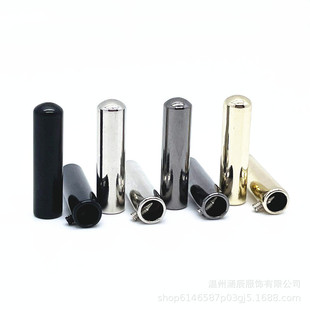Metal screw bullet head rope diy hat rope hemp rope trouser belt rope pendant bell rope head draw rope tail clip