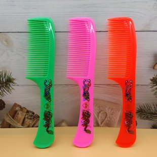 Plastic Straight Hair Comb Wedding Thickened Anti-static Hair Red Household Portable Suitable for One Yuan Two Yuan Wholesale