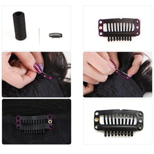 Hairpin Material Package Cream Glue Accessories Fixed Wig BB Clip Metal Holiday Headdress Alloy Hairpin Shark Clip