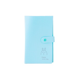 Solid Color Business Card Book Large Capacity 240 Card Star Photo Album Small Card Book Photo Ticket Collection Book