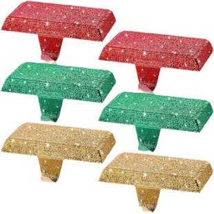 Amazon cross-border new Christmas hook party window scene layout Christmas socks hook decorations