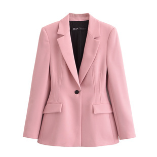 ZARZ Homemade European and American-style New Women's Fashionable Slim-fit Laps Long-sleeved Suit Jacket 8616595