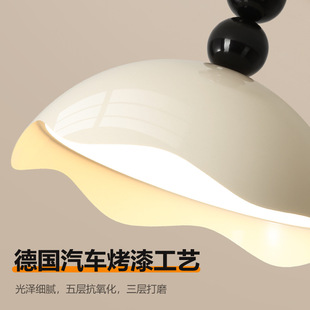 French Cream Eggshell Middle Style Bedroom Ceiling Light Girl Style Ins Memphis High Sense Master Bedroom Light