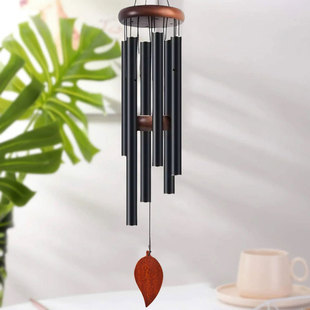 Cross-border explosions retro metal wind chime high sense aluminum tube wind chime home wall hanging decoration soft outfit collection wholesale