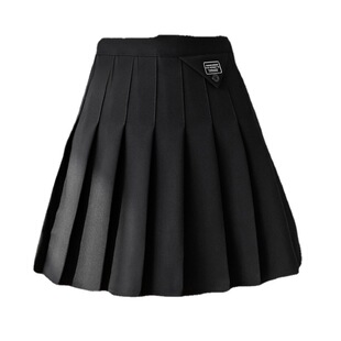 Pleated Skirt Short Skirt for Women 2025 Autumn and Winter New High-Waisted Slim Preppy Style A-Line Short Skirt Suit Skirt