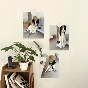 [look plain] ins wind summer clothing store poster advanced simple women's clothing store poster wall stickers