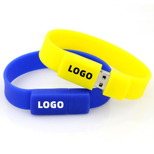 Silicone Wrist Band Gift PVC Small Capacity usb Disk usb memory 8G Bracelet usb Disk Student Activity usb Disk