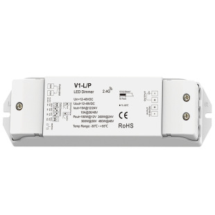 V1-H/P DC12-48VRF ⾃ сброса переключатель диммеры 86 коробка установка PWM частоты опциональная сертификация 5 лет