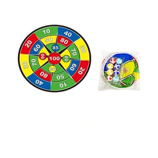 Cross-border Amazon Kidsren's Scoring Sticky Ball Dart Board Cartoon Throwing Target Outdoor Transport Foldableable Iron Ring Target