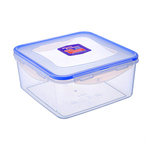 2000ml large capacity square high transparent plastic commercial crisper refrigerator frozen food storage box