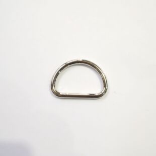 Factory supply price discount zinc alloy material flat D-ring bag webbing with D-ring