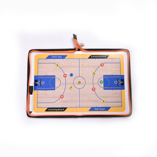 Yellow Zipper Magnetic Folding Coach Competition Training Command Board Professional Magnetic Tactical Board