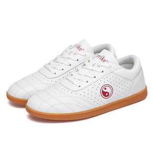 Du Weike Tai Chi Shoes, женская мягкая кожаная мужская обувь для соревнований по тайцзи, обувь для боевых искусств, весна и осень, четыре сезона