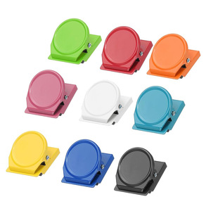 Candy color magnet clip note clip color stationery clip magnet metal clip multi-functional magnetic photo clip