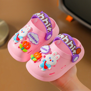 2023 New Boys Children 2-6 Years Old Toddler Cute Cartoon Non-slip Girls' Baby Cave Shoes