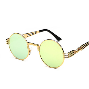 Jett 8010 personalized sunglasses women's round frame women's sunglasses men's steampunk glasses men