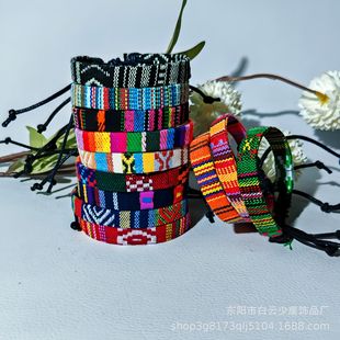 Bohemian Ethnic Style Exotic Style Color Surfing Hand Rope Men's and Women's Simple All-match Nepalese Handmade Woven Hand