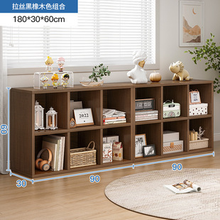 Bookshelf shelf floor low cabinet modern minimalist storage cabinet eight grid combination lattice cabinet Cabinet locker bookcase