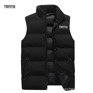 Cross-border men's vest winter new fashion men's coat waistcoat warm vest sleeveless collar down cotton-padded jacket