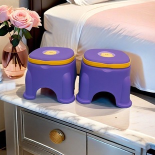 Thickened portable stool household children baby yellow duck low stool travel carrying high value durable small bench wholesale