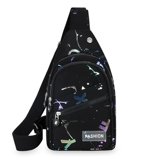Chest bag New Korean style fashionable women's backpack large capacity casual all-match shoulder chest Travel Messenger bag foreign trade