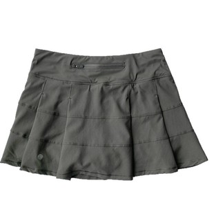 Спортивные короткие юбки Lulu Yug Pace Rival Йога Теннисные юбки с анти-ходяным ремешком с плиссированной юбкой с высокой талией