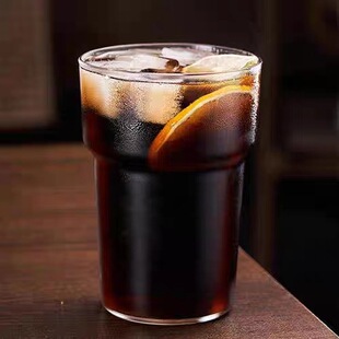 High Temperature Resistant Glass Water Cup, Iced Latte Cup, Coffee Cup, Pint Cup, Beverage Cup, American Coffee Cup, Microwaveable