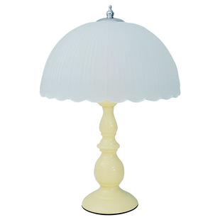 European Style Table Lamp American Style Retro Iron Art Glass LED Lamp Study Smart Lamp Bedroom Decorative Creative Bedside Lamp